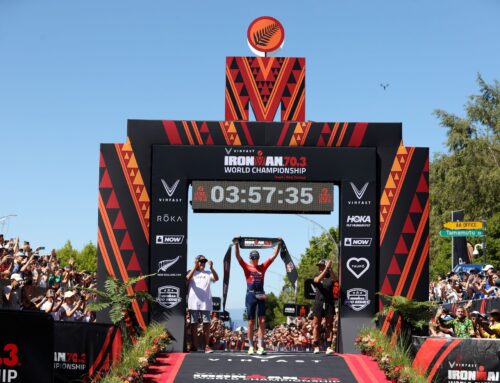 Taylor Knibb remporte les championnats du monde IronMan 70.3 2024